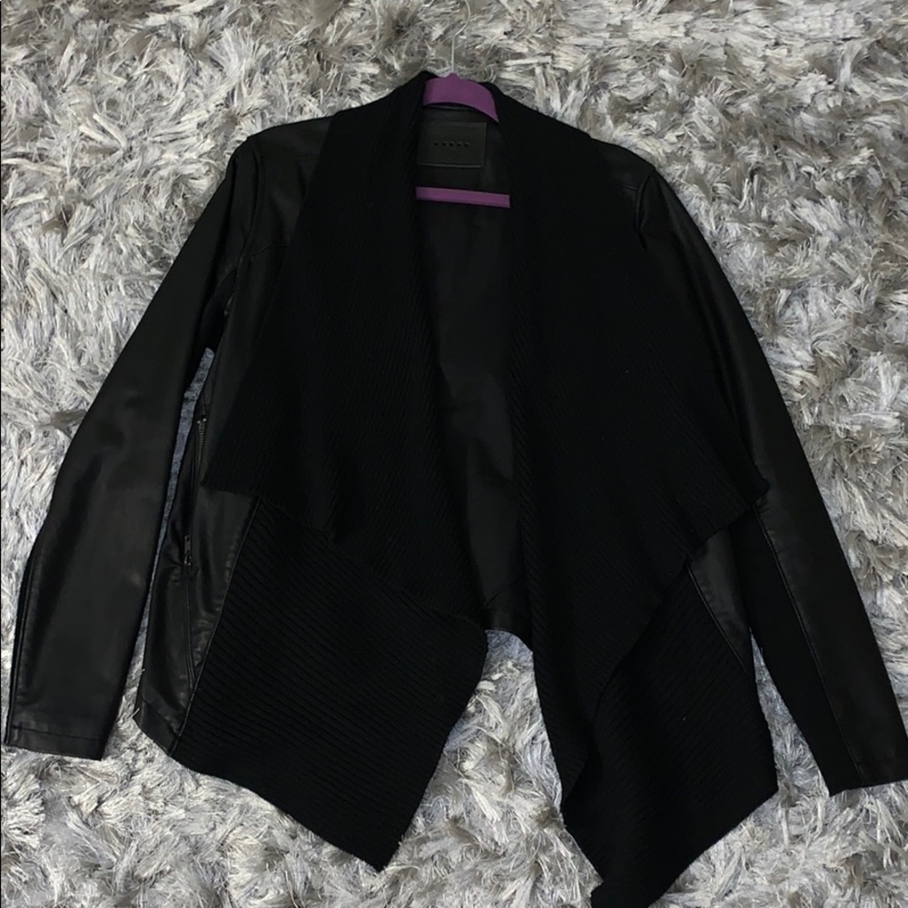 Blank NYC Black Leather Jacket